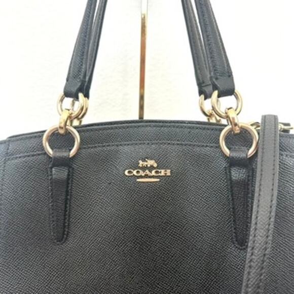 Coach Minetta Crossbody Bag, Crossgrain Leather, Black, Excellent Condition - Picture 2 of 9